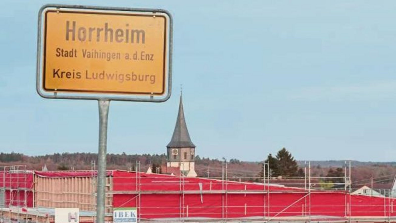 Der Horrheimer Penny-Markt nimmt Gestalt an. Foto: Arning
