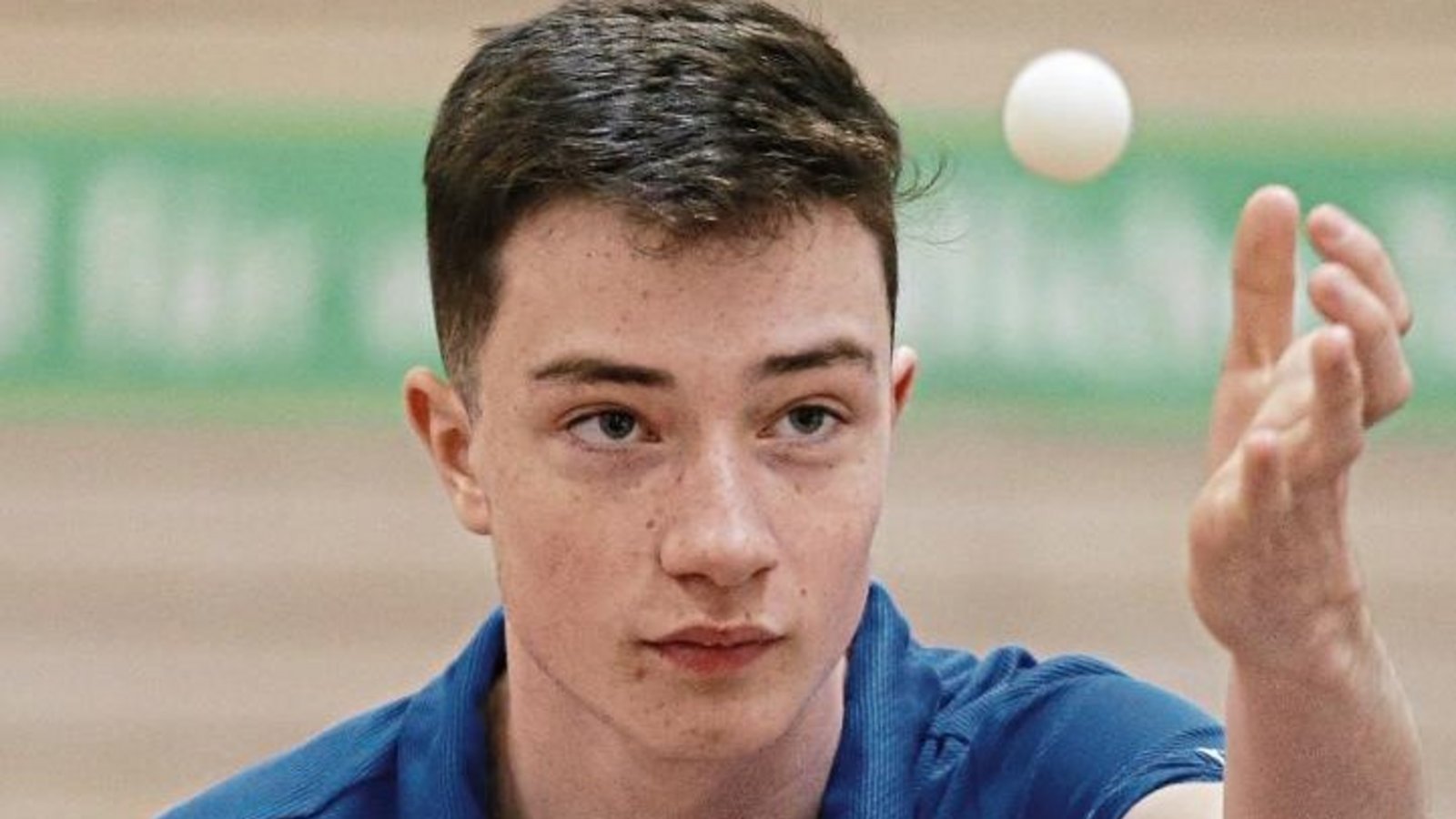 Jeromy Löffler machte es besonders spannend. Der Youngster des TTC Bietigheim-Bissingen setzte sich in seinen beiden Einzeln jeweils erst im fünften Satz durch. Foto: Baumann