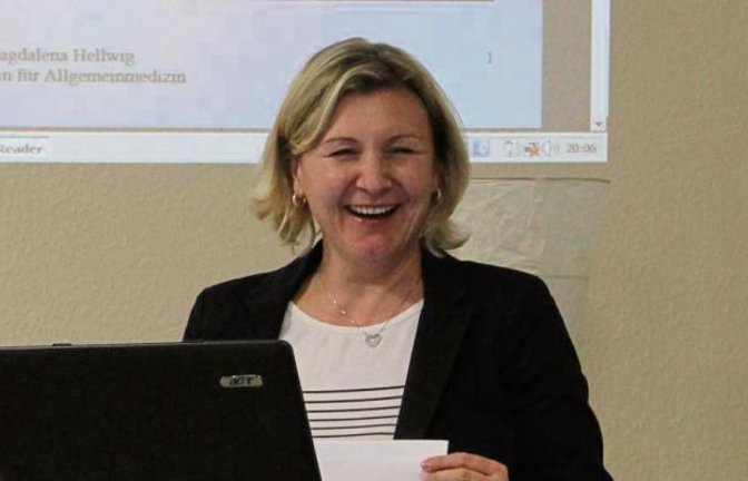 Die Vaihinger Ärztin Magdalena Hellwig weiß, dass Sport glücklich macht.  Foto: p