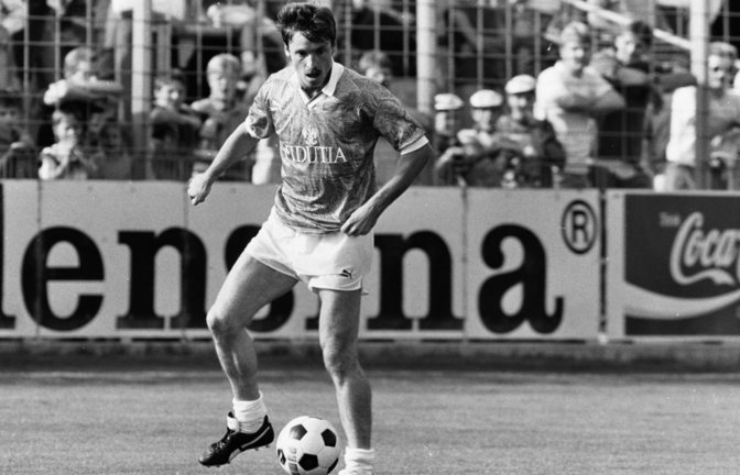 Wolfgang Schüler war von 1988 bis 1990 für die Stuttgarter Kickers am Ball.<span class='image-autor'>Foto: Baumann</span>