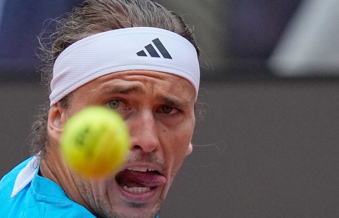 Alexander Zverev überzeugte in seiner Drittrundenpartie gegen den Belgier Alexander Blockx.<span class='image-autor'>Foto: Alessandra Tarantino/AP/dpa</span>