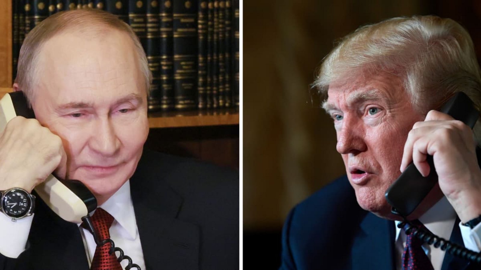 US-Präsident Donald Trump (r.) sprach mit Russlands Präsident Wladimir Putin (Archivbild).Mikhail Metzel/Pool Sputnik Kremlin/AP/dpa US-Präsident Donald Trump (r.) sprach mit Russlands Präsident Wladimir Putin (Archivbild).Mikhail Metzel/Pool Sputnik Kremlin/AP/dpa
