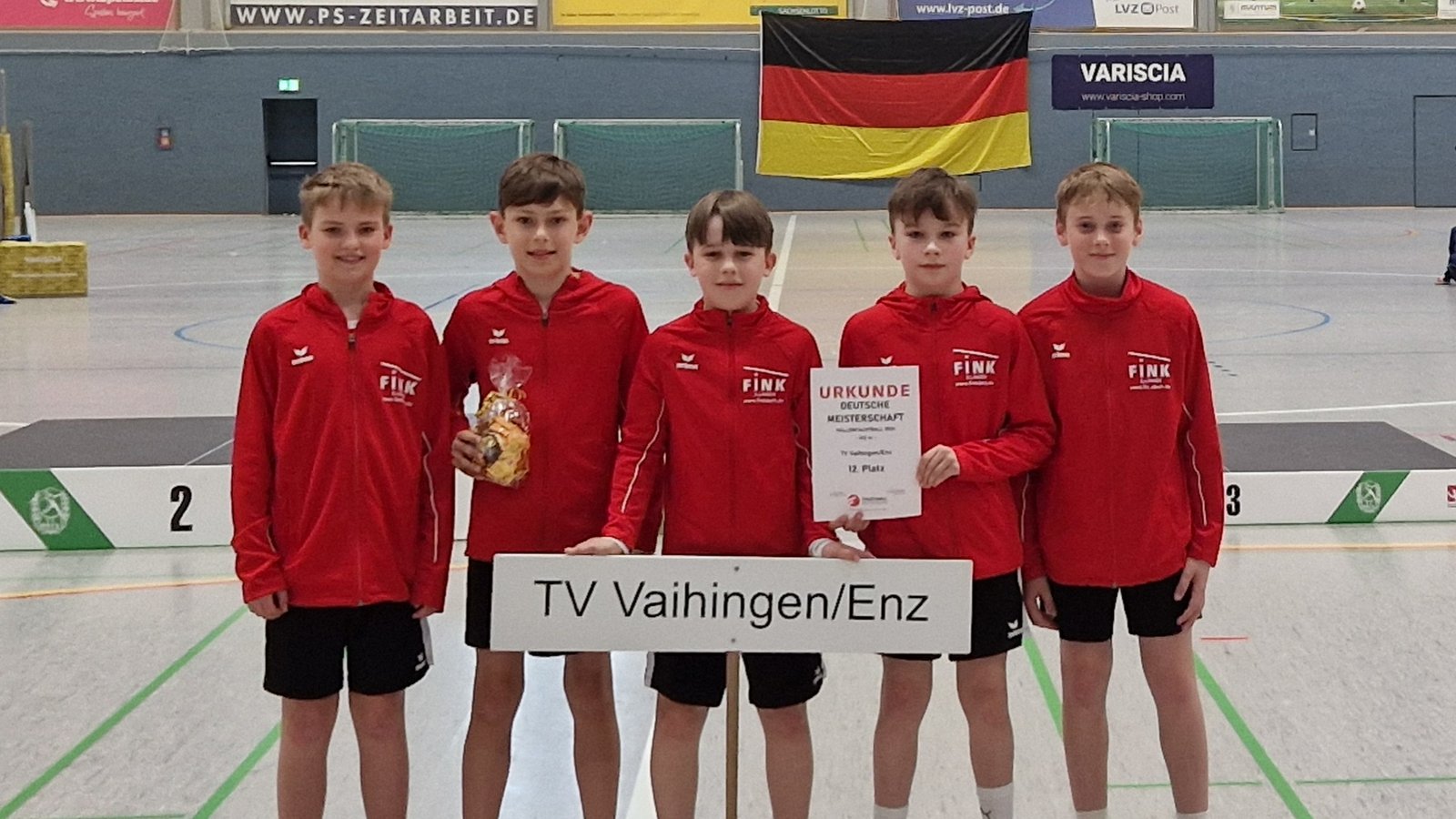 Vaihinger DM-Teilnehmer (von links): Benjamin Hess, Oskar Fritz, Marlon Reuter, Toni Rueß und Jannis Harsch. Foto: privat