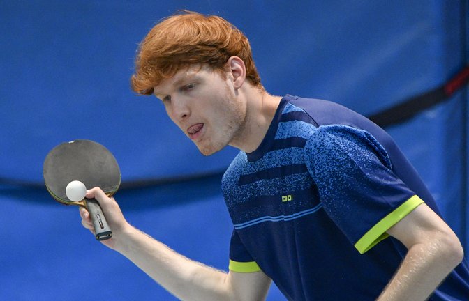 Jona Großmann hat bei der 7:9-Niederlage gegen den TSV Großglattbach zwei Punkte für den TSV Aurich gewonnen. <span class='image-autor'>Foto: Archiv/Leitner</span>