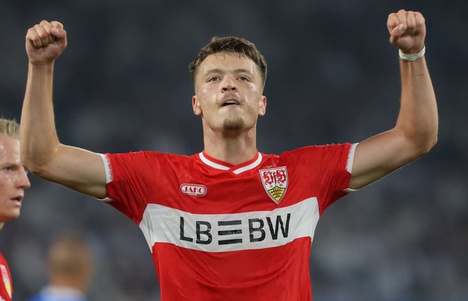 Dzenan Pejcinovic hat allen Grund zum Jubeln.<span class='image-autor'>IMAGO/Michael Taeger</span>