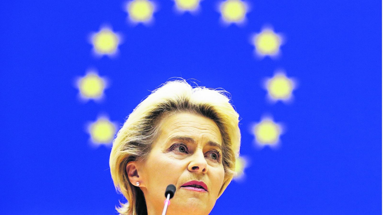 Das Verhältnis von Ursula von der Leyen zu ihrer eigenen Partei ist kompliziert.Foto: dpa/Olivier Hoslet Das Verhältnis von Ursula von der Leyen zu ihrer eigenen Partei ist kompliziert.Foto: dpa/Olivier Hoslet