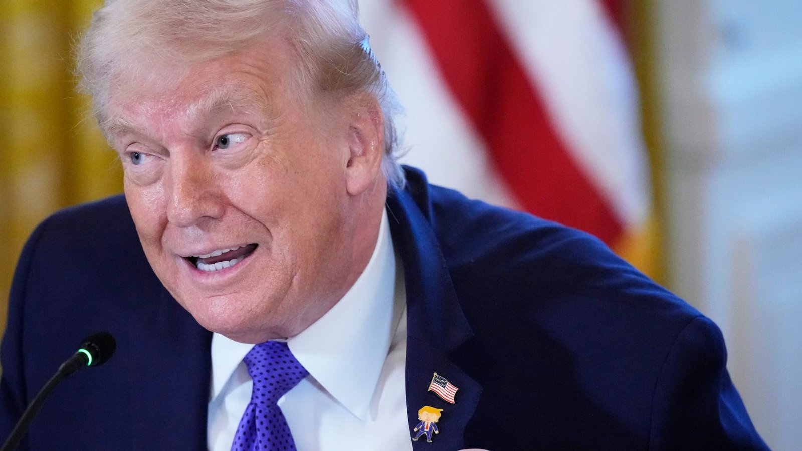 Donald Trump erwägt nach Angaben des Weißen Hauses weiterhin eine Militärintervention im Iran (Archiv).Foto: Alex Brandon/AP/dpa/Alex Brandon Donald Trump erwägt nach Angaben des Weißen Hauses weiterhin eine Militärintervention im Iran (Archiv).Foto: Alex Brandon/AP/dpa/Alex Brandon