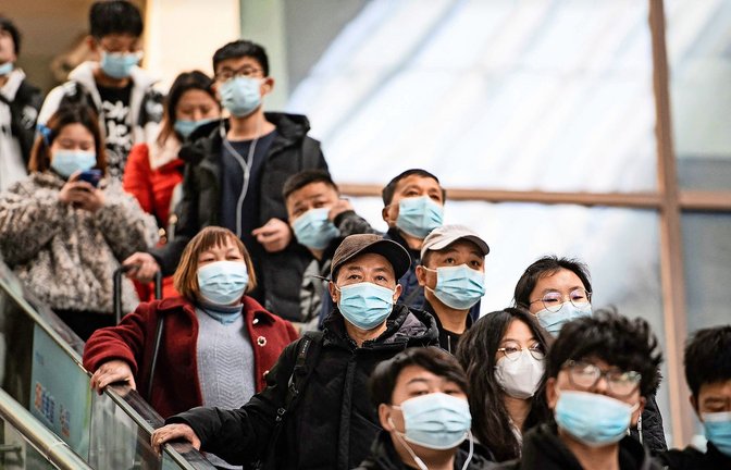 Wuhan im Januar 2022. Bis zum Ende des Jahres sollte sich der Alltag in China zum Spießrutenlauf entwickeln.<span class='image-autor'>Foto: AFP/STR</span>
