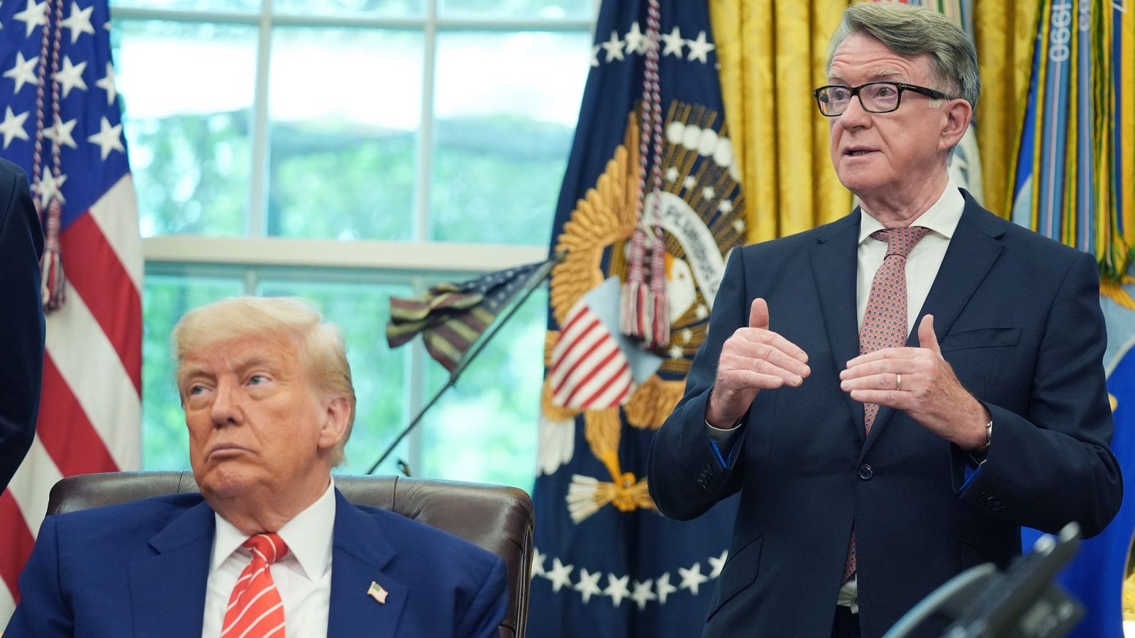 Mandelson wurde bereits von seinem Botschafter-Posten abberufen. (Archivbild)Foto: Evan Vucci/AP/dpa