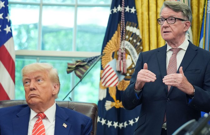 Mandelson wurde bereits von seinem Botschafter-Posten abberufen. (Archivbild)<span class='image-autor'>Foto: Evan Vucci/AP/dpa</span>