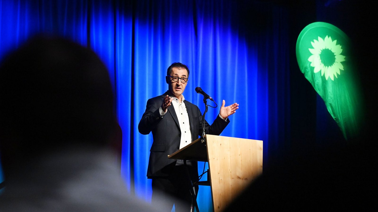 Cem Özdemir beim Wahlkampfauftakt der Grünen in Heidelberg.Foto: dpa/Uli Deck Cem Özdemir beim Wahlkampfauftakt der Grünen in Heidelberg.Foto: dpa/Uli Deck