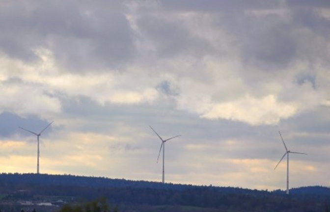 Windräder gibt es im Enzkreis bislang nur auf Schwarzwaldhügeln. Archivfoto: Küppers
