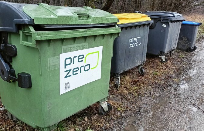 Am Straßenrand reihen sich in den ersten Wochen des Jahres nicht geleerte Mülltonnen. <span class='image-autor'>Foto: Göbel</span>