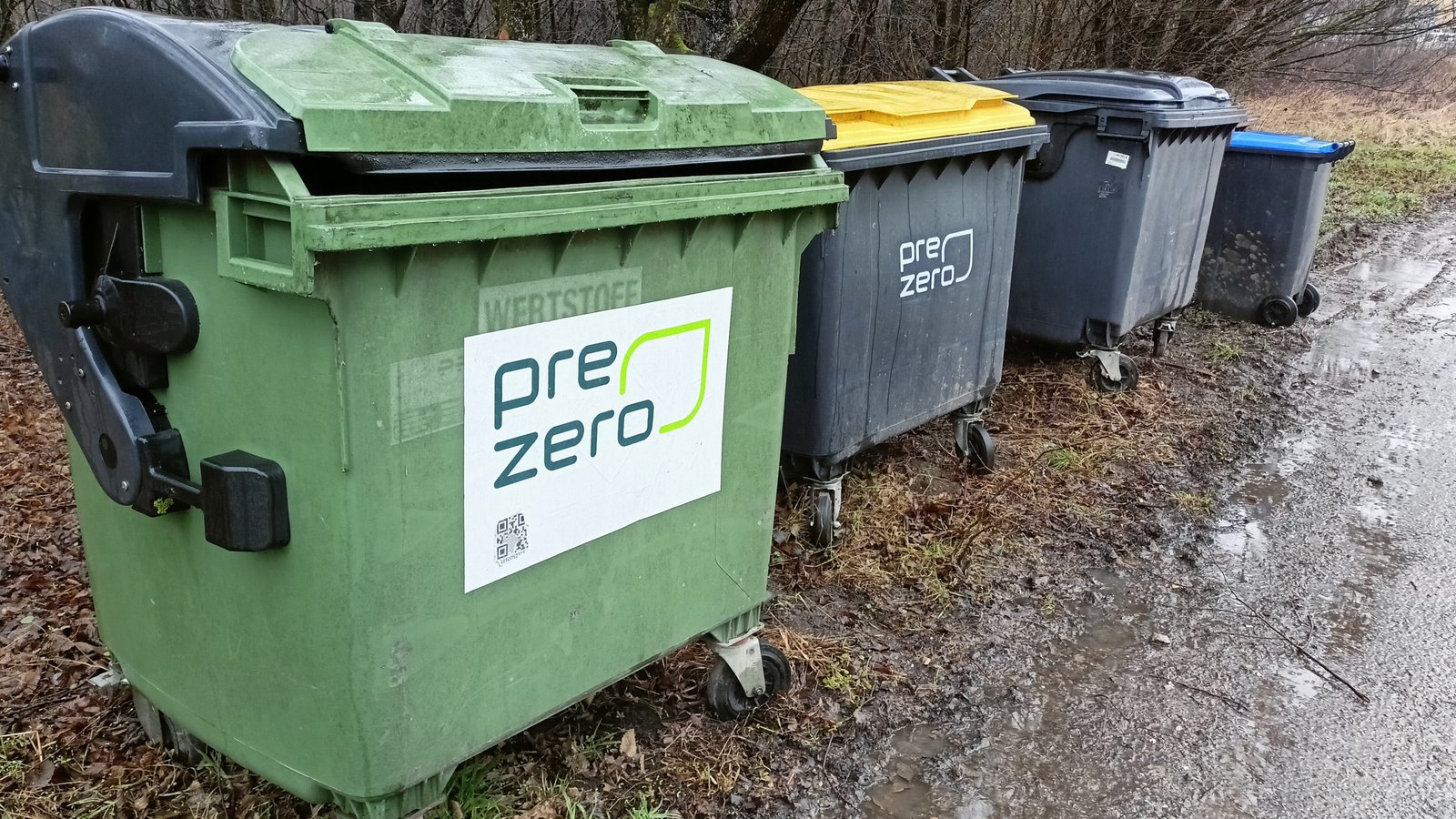 Am Straßenrand reihen sich in den ersten Wochen des Jahres nicht geleerte Mülltonnen. Foto: Göbel