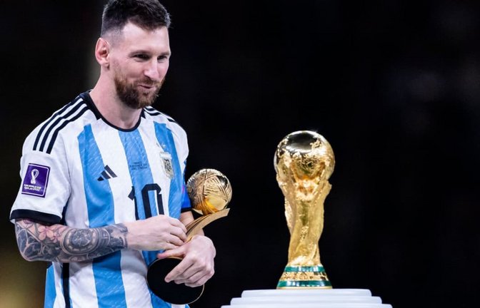Lionel Messi wurde 2022 mit Argentinien Weltmeister.<span class='image-autor'>Tom Weller/dpa</span>