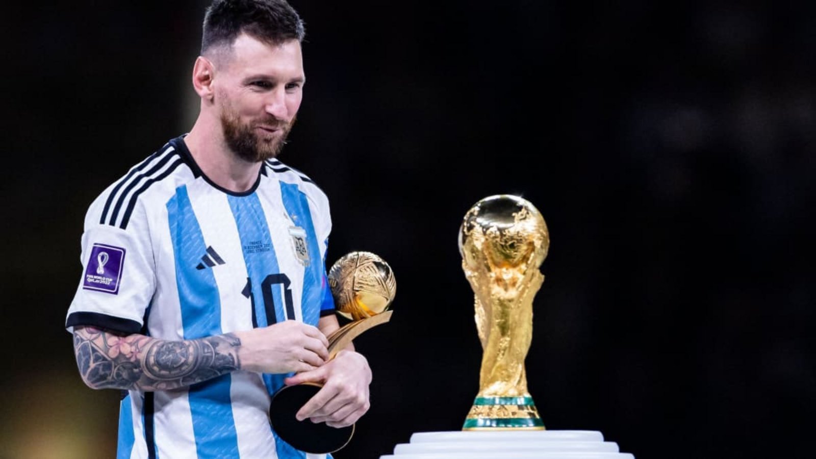 Lionel Messi wurde 2022 mit Argentinien Weltmeister.Tom Weller/dpa