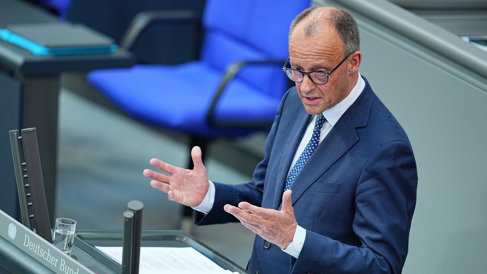 Bei Reformen im Verzug: Bundeskanzler Friedrich Merz während seiner Regierungserklärung im Bundestag.Foto: picture alliance/dpa Bei Reformen im Verzug: Bundeskanzler Friedrich Merz während seiner Regierungserklärung im Bundestag.Foto: picture alliance/dpa