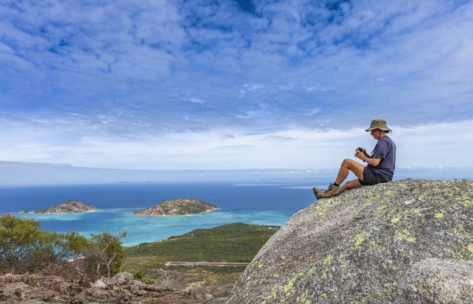 Von Cooks Look hat man einen grandiosen Blick auf Lizard Island und den Ozean.<span class='image-autor'>Foto: Imago/Depositphotos</span>