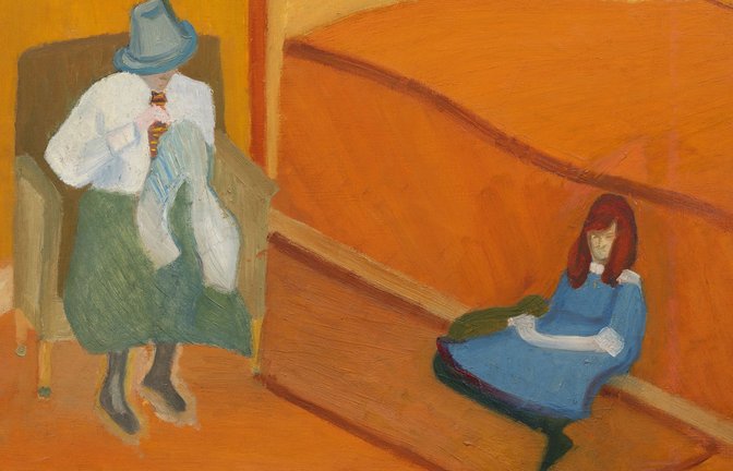 Vor ihrer Dada-Phase malt Susanne Duchamp gegenständlich: „Intimität“ von 1911.<span class='image-autor'>Foto: Suzanne Duchamp / VG Bild-Kunst, Bonn 2025</span>