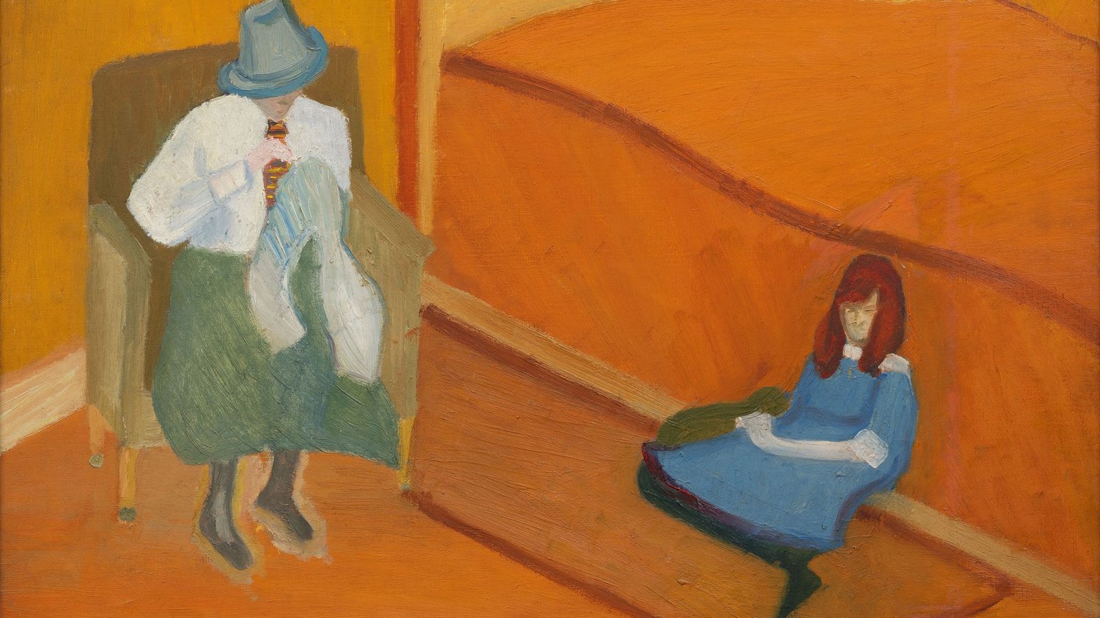 Vor ihrer Dada-Phase malt Susanne Duchamp gegenständlich: „Intimität“ von 1911.Foto: Suzanne Duchamp / VG Bild-Kunst, Bonn 2025 Vor ihrer Dada-Phase malt Susanne Duchamp gegenständlich: „Intimität“ von 1911.Foto: Suzanne Duchamp / VG Bild-Kunst, Bonn 2025