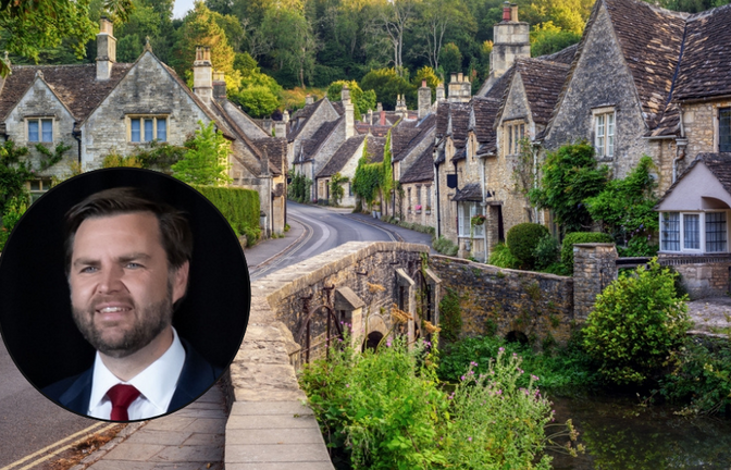 JD Vance macht Urlaub in den Cotswolds.<span class='image-autor'>Foto: Boris Stroujko/ Shutterstock; Phil Mistry/ Shutterstock</span>