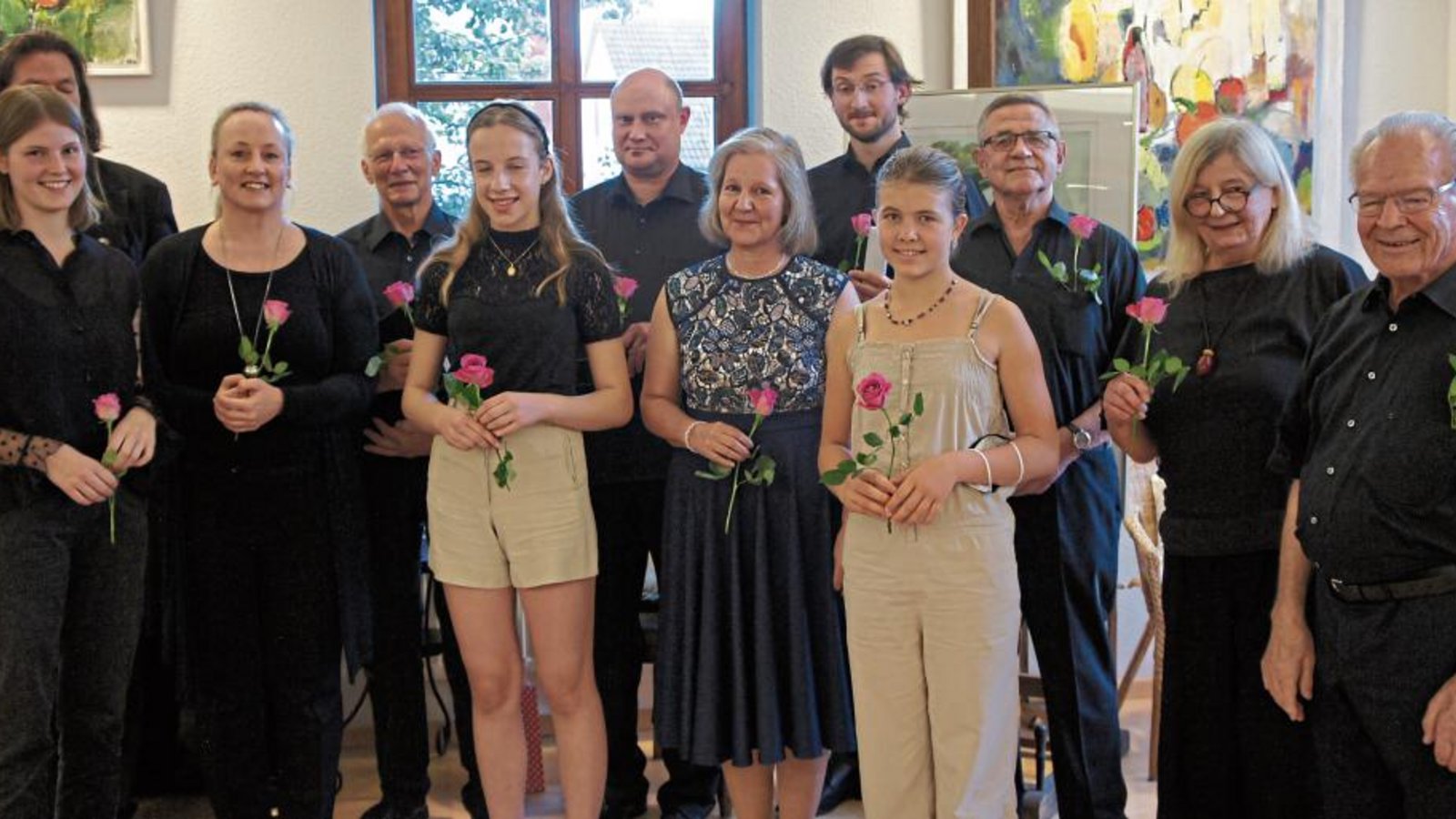 Die Solisten beim Liederabend in Sersheim. Foto: p