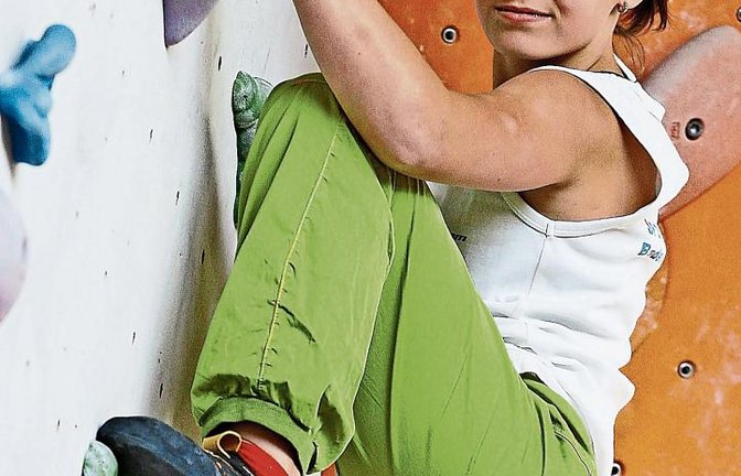 Sie liebt Sportarten mit dem Gewissen Kick: Griffkünstlerin Kathrin Stenzel Foto: Baumann