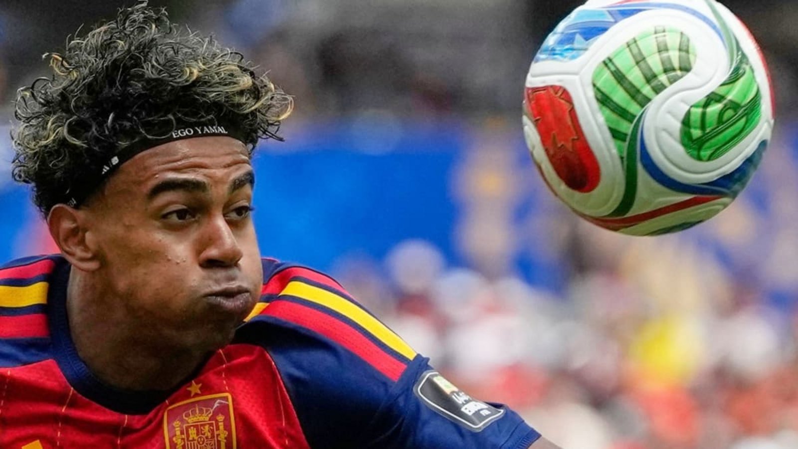 Lamine Yamal will mit Spanien den Titel bei der Fußball-Weltmeisterschaft 2026 holen.Andre Penner/AP/dpa Lamine Yamal will mit Spanien den Titel bei der Fußball-Weltmeisterschaft 2026 holen.Andre Penner/AP/dpa