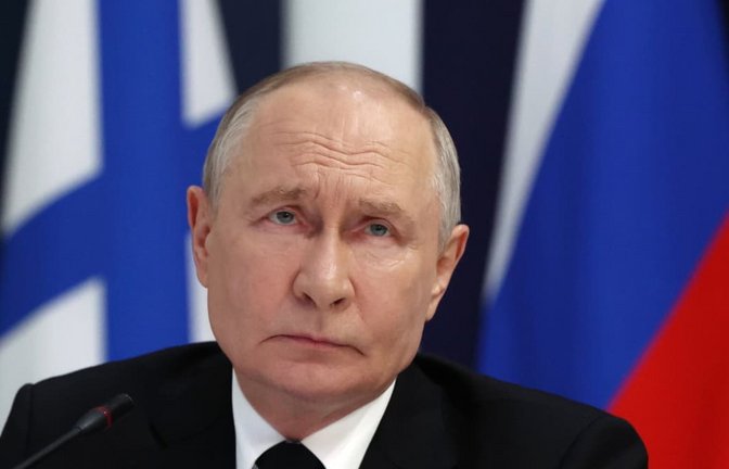 Der russische Präsident Wladimir Putin (Archivbild).<span class='image-autor'>Vyacheslav Prokofyev/Pool Sputnik Kremlin/AP/dpa</span>