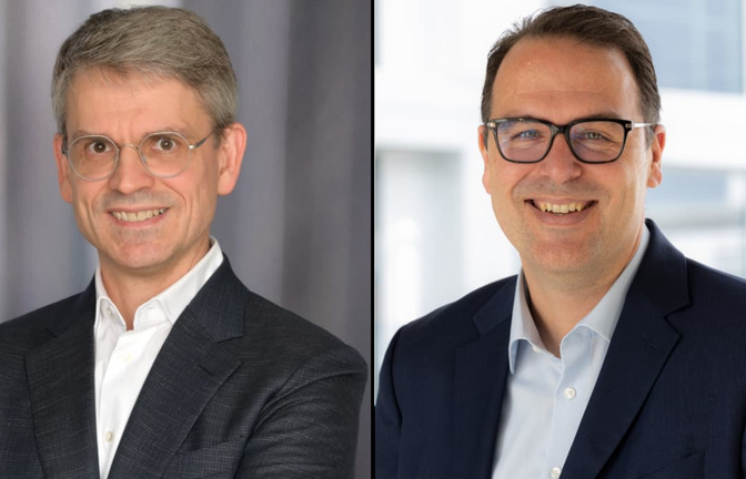 Wechsel bei Daimler Truck: Tobias Brandis (li.) übernimmt ab Oktober die Aufgaben, die zuletzt bei Florian Hofer lagen.<span class='image-autor'>Daimler Truck</span>