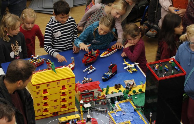 Tausende Lego-Steine wurden im evangelischen Gemeindezentrum in Sersheim verbaut. <span class='image-autor'>Foto: p</span>