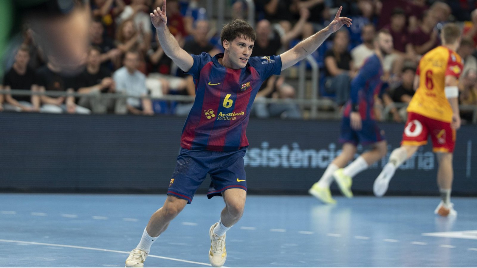 Linksaußen Dani Fernandez startet beim FC Barcelona voll durch.Foto: imago/NurPhoto Linksaußen Dani Fernandez startet beim FC Barcelona voll durch.Foto: imago/NurPhoto