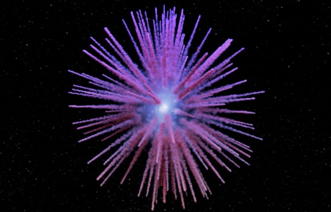 Löwenzahn-Supernova: Künstlerische Darstellung des Nebels Pa 30 – den Überresten einer Supernova-Explosion, die im Jahr 1181 beobachtet wurde.<span class='image-autor'>Foto: © W.M. Keck Observatory/Adam Makarenko</span>