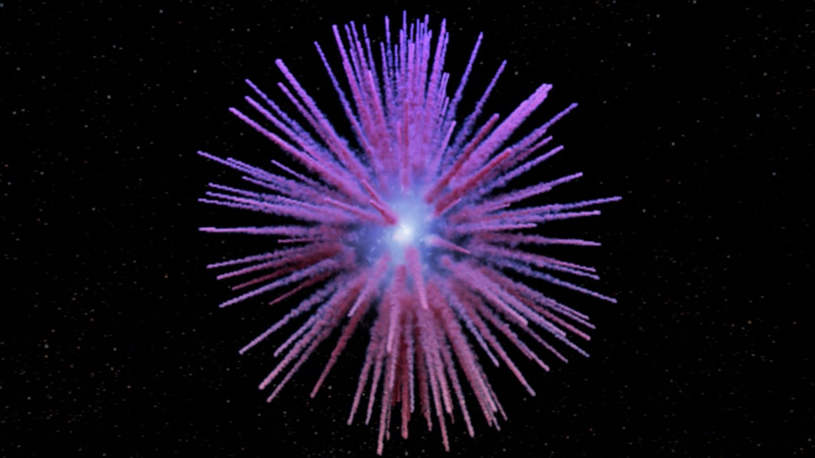 Löwenzahn-Supernova: Künstlerische Darstellung des Nebels Pa 30 – den Überresten einer Supernova-Explosion, die im Jahr 1181 beobachtet wurde.Foto: © W.M. Keck Observatory/Adam Makarenko
