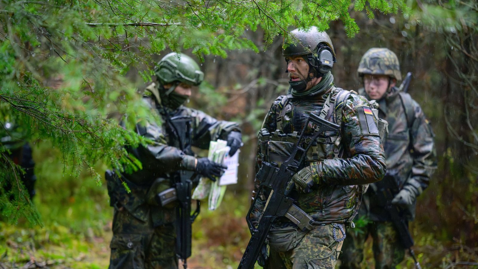 Aufklärer der Bundeswehr bei einer Übung.Foto: dpa/Philipp Schulze Aufklärer der Bundeswehr bei einer Übung.Foto: dpa/Philipp Schulze
