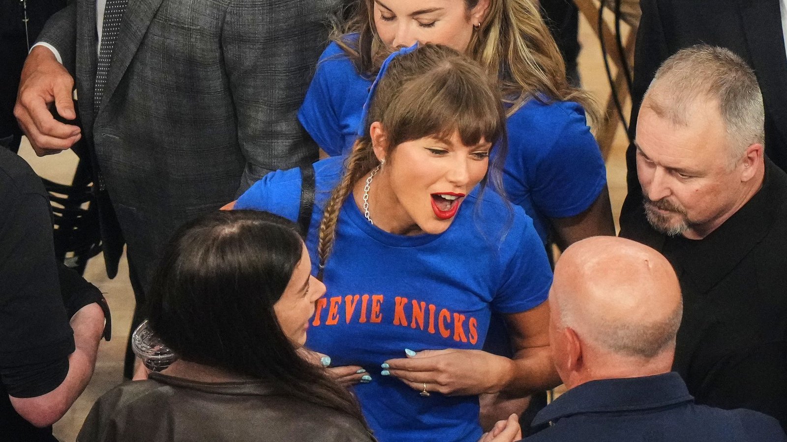 Taylor Swift war im Madison Square Garden dabei.Foto: Frank Franklin II/AP/dpa Taylor Swift war im Madison Square Garden dabei.Foto: Frank Franklin II/AP/dpa