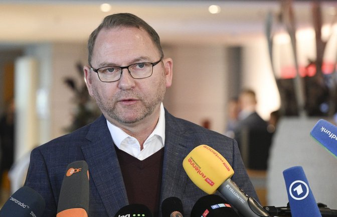 Verdi-Chef Frank Werneke bedauert das vorläufige Scheitern der Tarifverhandlungen.<span class='image-autor'>Foto: dpa/Jens Kalaene</span>