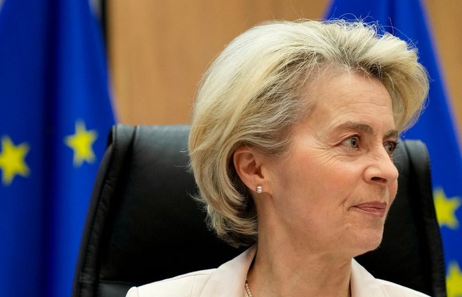 EU-Kommissionspräsidentin Ursula von der Leyen.<span class='image-autor'>Foto: Virginia Mayo/AP/dpa</span>