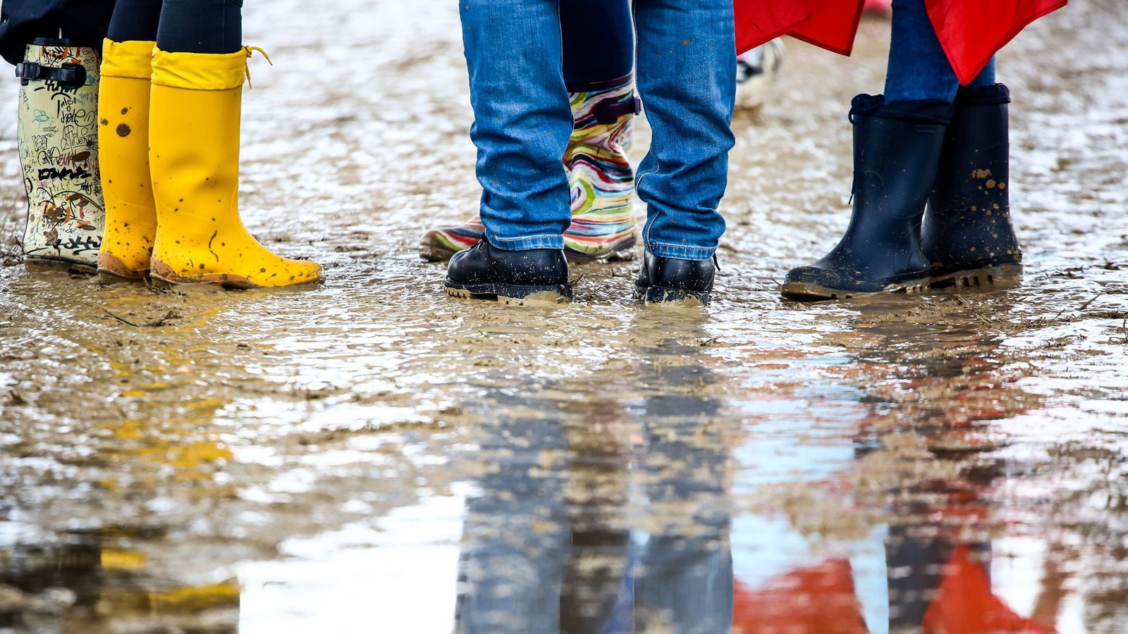 Auch 2019 fiel das „Soutside-Festival“ ins Wasser.Foto: dpa/Christoph Schmidt