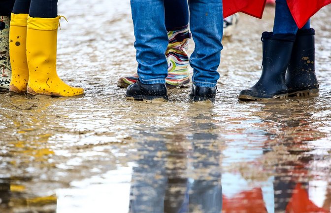 Auch 2019 fiel das „Soutside-Festival“ ins Wasser.<span class='image-autor'>Foto: dpa/Christoph Schmidt</span>