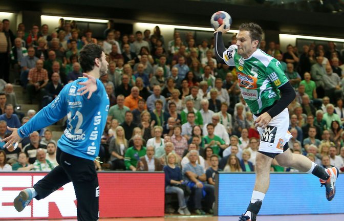 Von 1999 bis 2015 für Frisch Auf Göppingen am Ball: Dragos „Dodo“ Oprea<span class='image-autor'>Foto: Baumann</span>