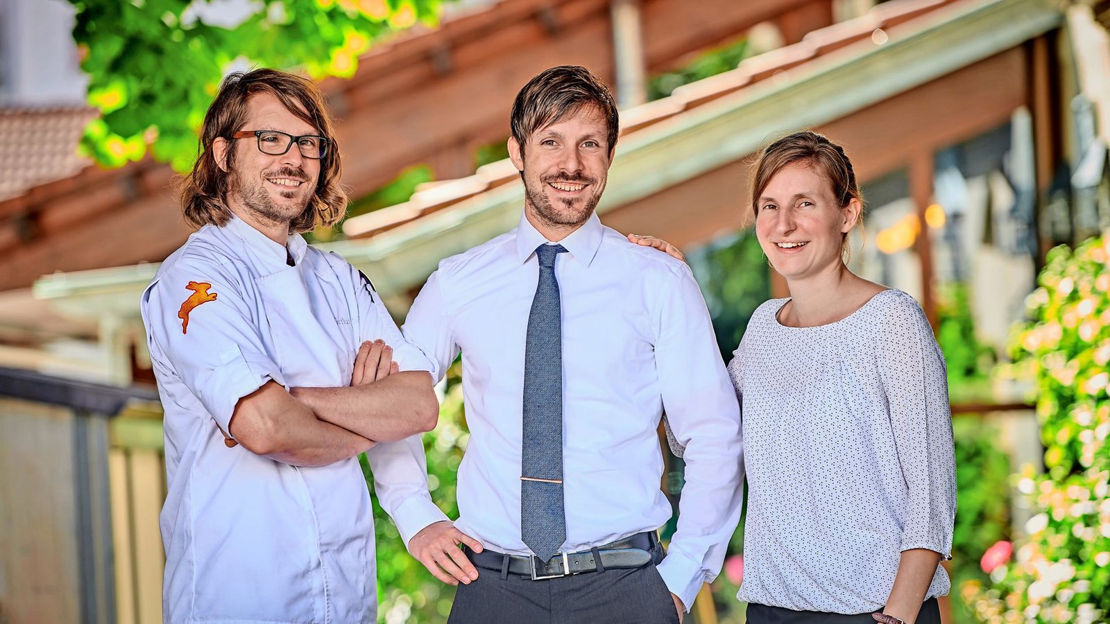 Sie nennen sich „die jungen Hasen“: Die Geschwister Gerhard, Arnold und Margrit Nölly haben 2019 den Betrieb der Eltern in Herrenberg übernommen.Foto: Hotel Gasthof Hasen