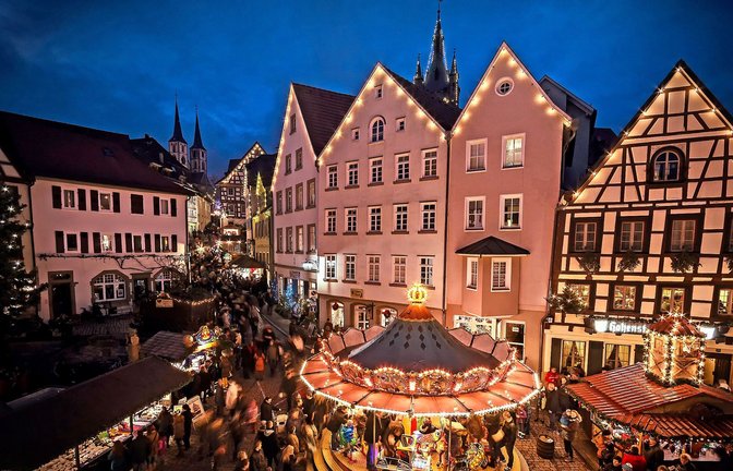 Der Altdeutsche Weihnachtsmarkt in Bad Wimpfen.<span class='image-autor'>Foto: Tourist-Information Bad Wimpfen</span>