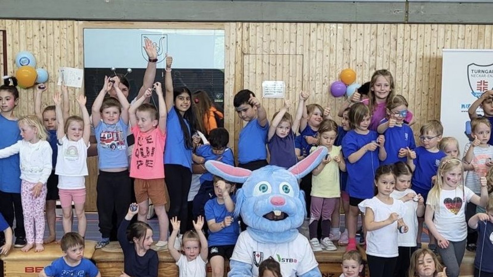 Die Sersheimer Teilnehmer beim Abenteuertag des Turngaus Neckar-Enz.  Fotos: p