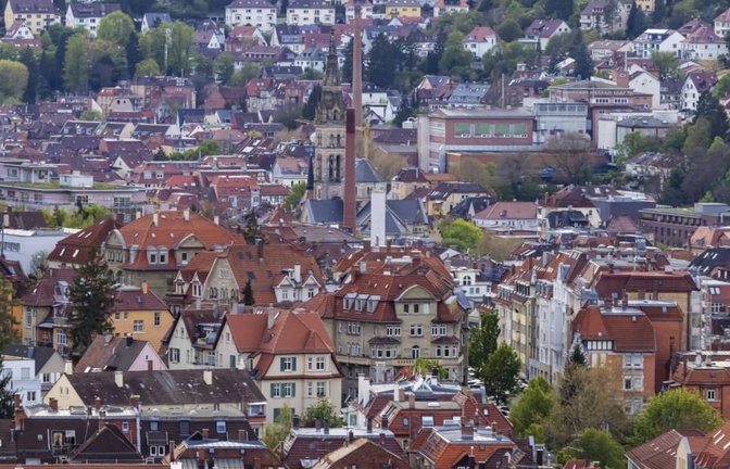 Blick auf Stuttgart-Süd: Ums Vorgehen beim Thema Klimaschutz gibt es in Stuttgart Streit.<span class='image-autor'>www.imago-images.de</span>