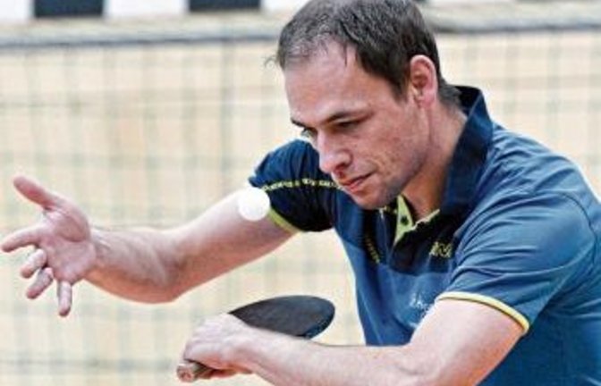 Sebastian Komander hat mit den TTF Gündelbach den zweiten souveränen Sieg im zweiten Saisonspiel eingefahren. Foto: Leitner