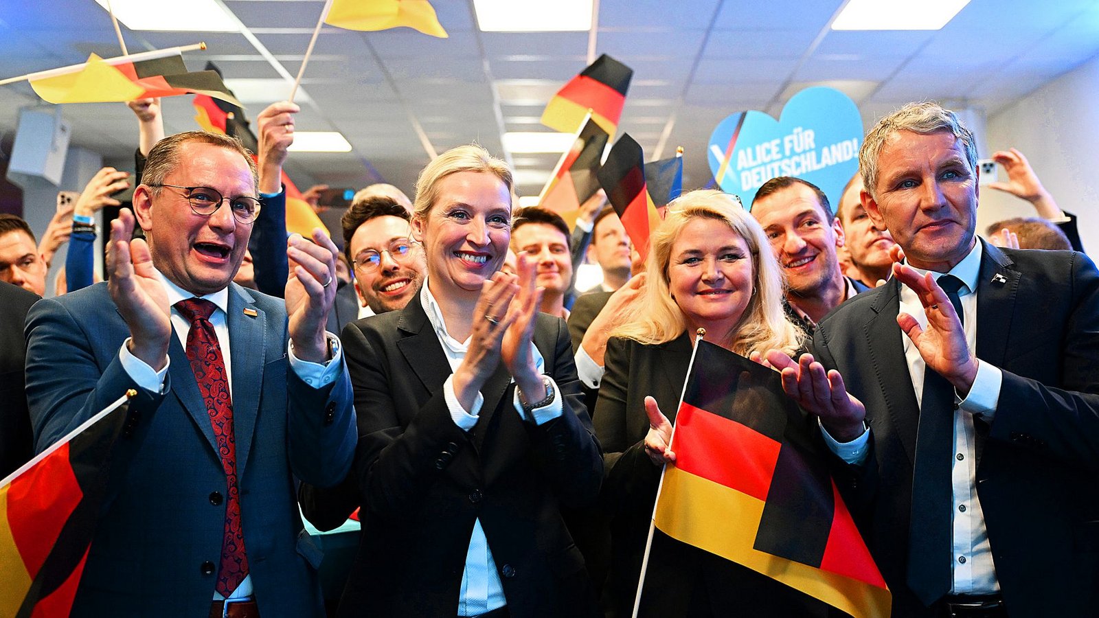 Die AfD feierte ihren Erfolg bei der Bundestagswahl.Foto: dpa Die AfD feierte ihren Erfolg bei der Bundestagswahl.Foto: dpa