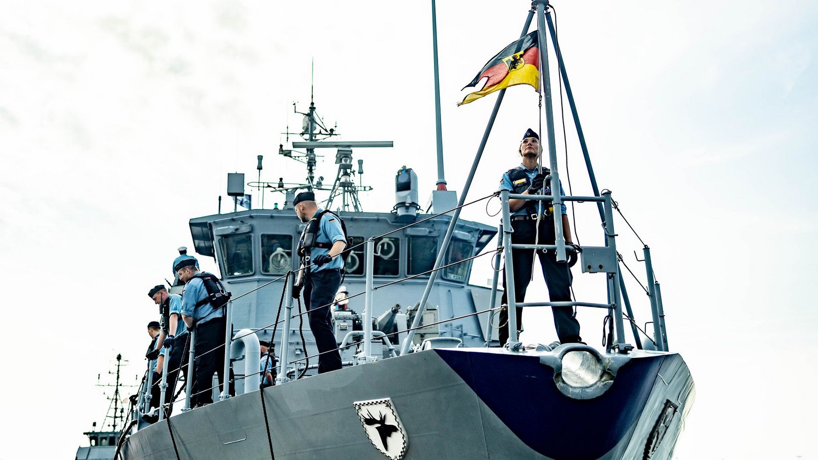 Unter anderem sollen Minenjagdboote zum Einsatz kommen. (Archivbild)Foto: Axel Heimken/dpa