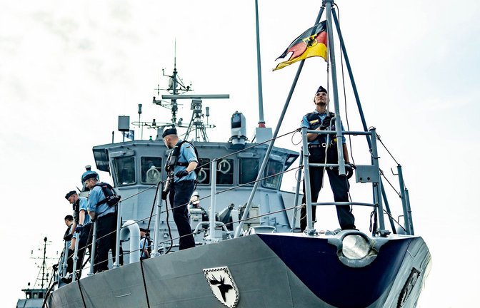 Unter anderem sollen Minenjagdboote zum Einsatz kommen. (Archivbild)<span class='image-autor'>Foto: Axel Heimken/dpa</span>