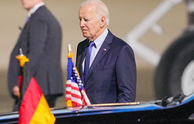 Joe Biden ist zu Besuch in Berlin.<span class='image-autor'>Foto: dpa/Michael Kappeler</span>
